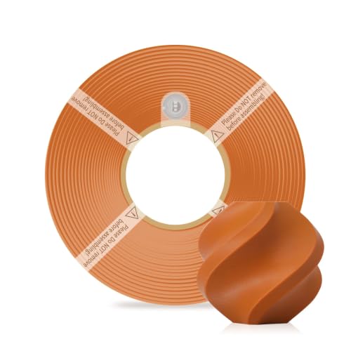 Image of Bamboo Lab PETG HF Refill Filament 1.75mm High-Speed, Easy to Print, Smooth Texture, Eco Friendly with RFID for Bambu Lab X1, P1,A1 Series 1KG (2.2lbs) Exclude Spool + /- 0.03mm (Peanut Brown 33801)