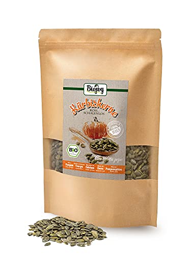Biojoy BIO-pompoenpitten, geschild, rauw en ongezouten (1 kg) - Afbeelding 3
