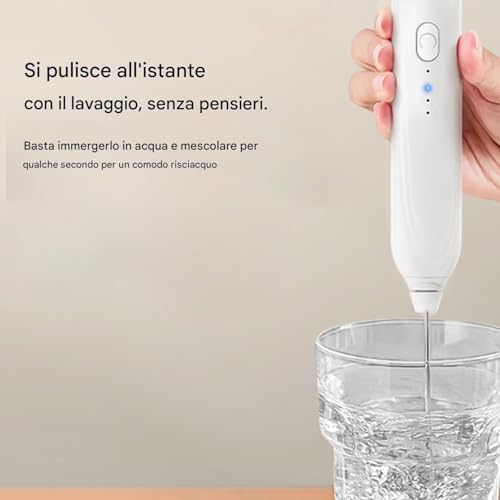 Mousseur compact pour cappuccino à 3 vitesses réglables
