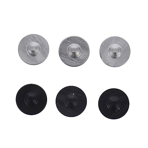 ARTIBETTER 6pcs Replacement Shutter Release Button Aluminum Alloy Flat Concave Convex Camera Part