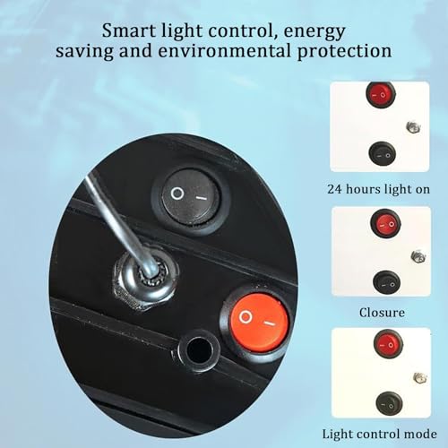 Feu de circulation solaire LED IP65 YVYKFZD clignotant jaune - 6