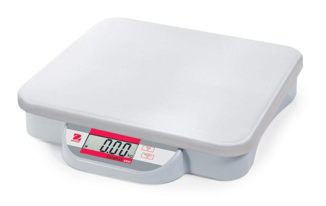 Ohaus 83998137 ABS Plastic Catapult Compact Precision Bench Scale, 9kg x 0.005kg