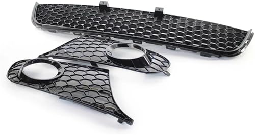 Grille de phare antibrouillard finition nid d'abeille calandre Golf 6