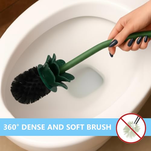 Deep & Sturdy Toilet Bowl Brush with Holder - Pineapple Bowl Brush - Durable Scrubbing - Toilet Cleaners - Household Essentials - Bathroom Cleaner - Cleaning Supplies - Household Supplies by Zahari Home - Used condition - Image 3