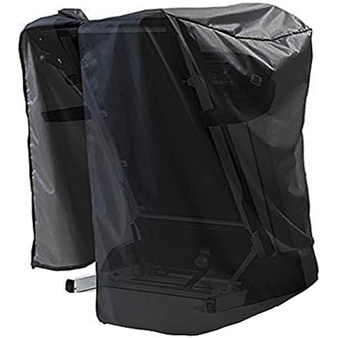 WOMACO Folding Treadmill Cover Waterproof Foldable Treadmill Running Machine Protective Cover for Outside & Indoor Storage Oxford Fabric Cover for Tread Mill (Black, Folding-41 L X 33.4" W X 59" H) Cover