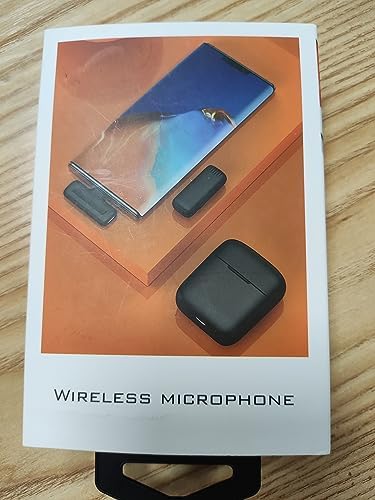 Wireless Lavalier Microphone (Black)