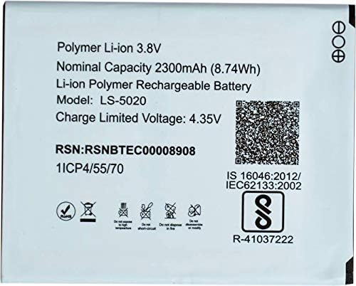 TokyoTon Mobile Battery for Lyf Water 10 LS-5020