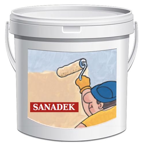 ANTIHUMEDADES Pintura 100% natural de base cal Sanadek (6kg, blanco) - evita la aparición de manchas de moho y humedad - Azichem