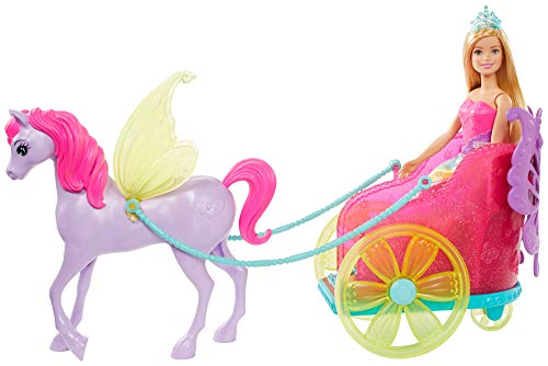 Boneca Barbie - Barbie Dreamtopia - Princesa com Carruagem, Multicor, Mattel