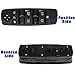 Geloo Window Button Replacement for Mercedes Benz ML350 GL320 GL350 GL450 ML320 ML450 W164 Master Power Control Switch 2518300290 A2518300290 Driver Side Front Left
