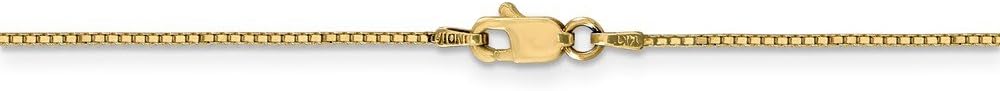Solid 14k Yellow Gold .90mm Box Chain Necklace