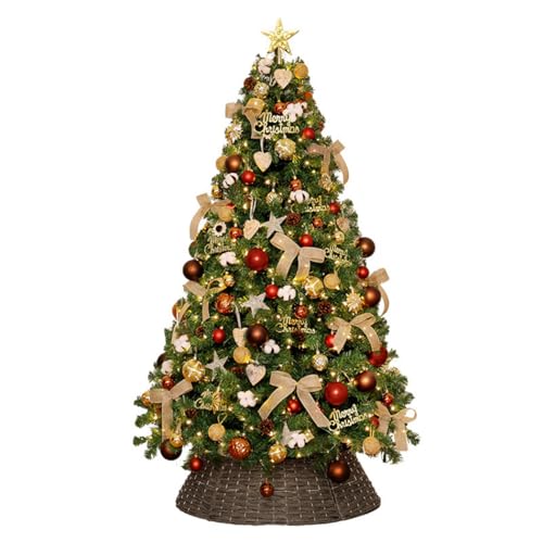 クリスマスツリー 120cm 150cm 180cm クリスマスツリー 電飾付き Christmas tree プレゼント 家 商店 屋内屋外 (150cm)のサムネイル