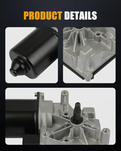 Image of ROADFAR Front Windshield Wiper Motor Fit for GMC for P3500 1993-1999 | Fit For Chevrolet For G10 1992-1995|For G20 For G30 P30 1993-1999|For GMC For G1500 1992-1995|OE 22110519|22137782|5 Pins