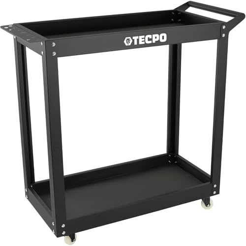TECPO Werkstattwagen Rollwagen Schwarz 300 kg