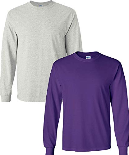 Image of Gildan Men's Ultra Cotton Long Sleeve T-shirt, Style G2400