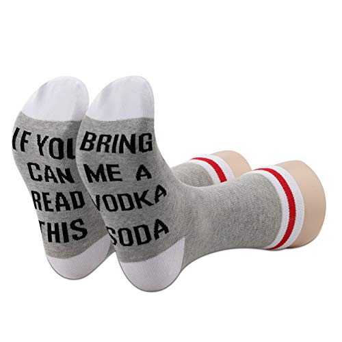 Novelty Cocktail Drinking Gift If You Can Read This Bring Me A Soda Socks For Soda Lover 6
