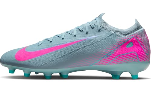 Nike Mercurial Vapor 16 Pro AG-Pro Low-Top Soccer Cleats (FQ8684-301, Ocean Cube/Pink Blast)