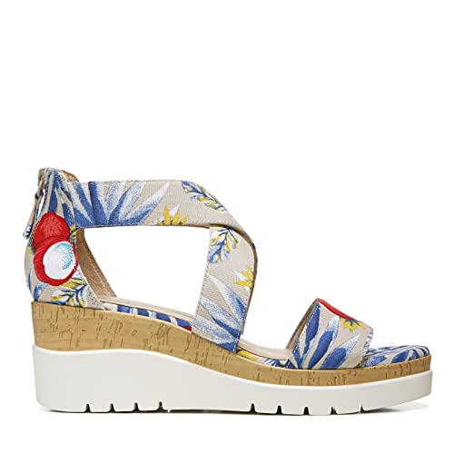 Soul Naturalizer Women's Goodtimes Wedge Sandal, Tan Floral, 9 #TOP1