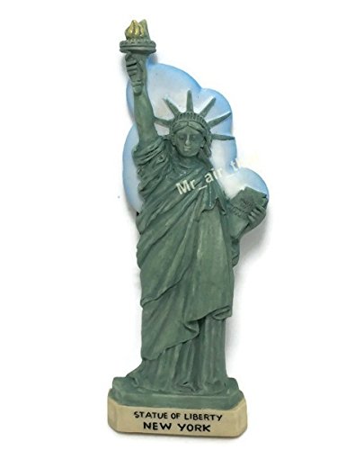 Statue of Liberty New York NY USA Souvenir Collection 3D Fridge Refrigerator Magnet Hand Made Resin - AJO ①ɂ̃}Olbg ①ɗp}Olb