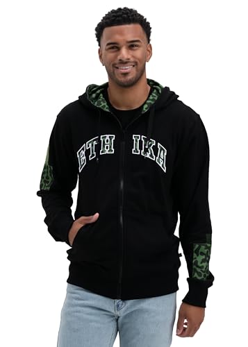 Sweat à capuche zippé Ethika homme Dart Camo veste sport