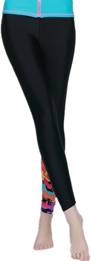 Amazon Co Jp Lanbaosiレディースヨガsurf Suit水スポーツfitness Swimレギンス M ブラック Nbr807 Black Medium 服 ファッション小物