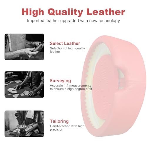 Alitutumao Replacement Earpads Ear Cushions Ear Cups para Beats by Dr Dre Pro Detox Wireless Headphones, Almohadillas de Espuma de Memoria (Rojo) miniatura 2