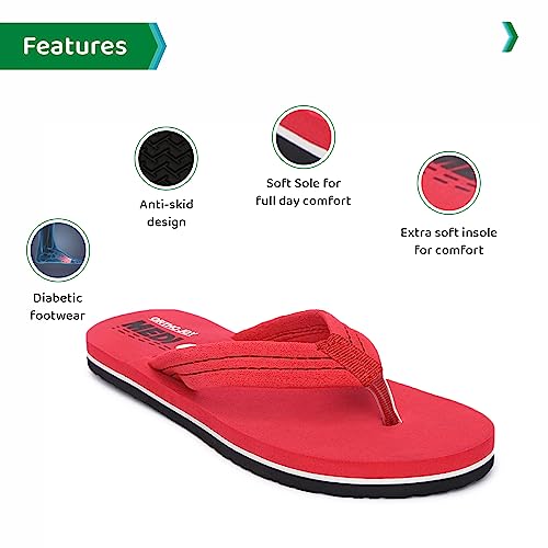 Image of ORTHO JOY Doctor Orthopedic Ladies Slippers /mcr chappals for women
