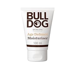 Bulldog Skincare Age Defence Face Moisturiser, Daily Moisturiser for Men to Help Combat Signs of Ageing, 100ml