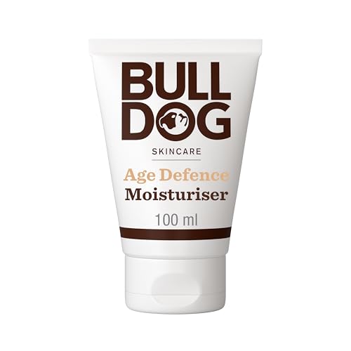 BULLDOG SKINCARE Age Defence Face Moisturiser Daily Moisturiser for Men to Help Combat Signs of Aging 100 ml