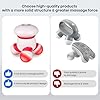Cordless Mini Massager Portable Hand-held Electric Vibrating Deep Tissue Percussion Body Massager for Back, Neck, Hand, Shoulder, and Full Body Pain Relief, 3AAA Battery Operated to Use Everywhere #2