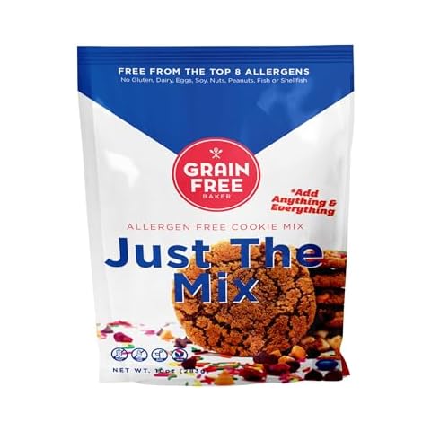 Just the Mix - The Grain Free Baker - Allergen-Free Cookie Mix, Gluten-Free, Dairy-Free, Soy-Free, Nut-Free, Easy to Use, Add Anything You Like, 10 oz Cover