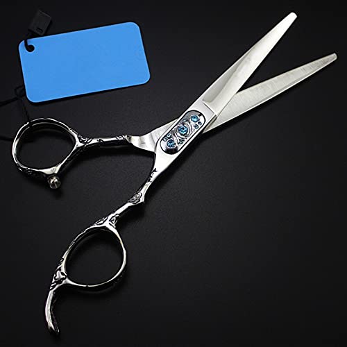 Forbici per Capelli Professionali da 6 Pollici 440C con Manico in Prugna, Forbici per Il Trucco, Forbici per Il Taglio dei Capelli, Forbici per sfoltire i Capelli, forbic