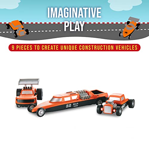 Popular Playthings Mix Or Match Vehicles, Magnetic Toy Play Set, Race Cars #TOP4