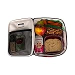 Roxy Insulated Lunch Bag | Reusable | Cooler | Snack Bag | Container | Picnic | Work | Leakproof | Beach | Vacation | Camping, Groove In Life - Anthracite The Moves Floral - Image 5