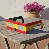 Absolute Eclipse Sonnenfinsternis Brille 2026 zum Sehen der Sonnenfinsternis - ISO 12312-2 CE Zertifiziert - 2er Pack - Design ES - Erwachsene Kinder - EU Hersteller Anerkannt AAS – Ansicht 6