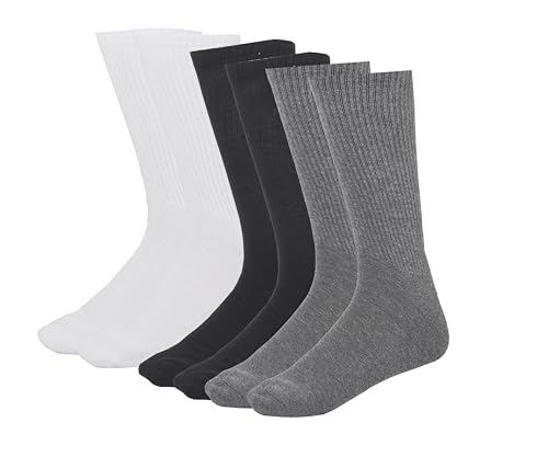 Image of Women Cotton Crew Socks Soft Comfortable Thin And Breathable on Top Durable Double Layer Cushioned Reinforced Sole.