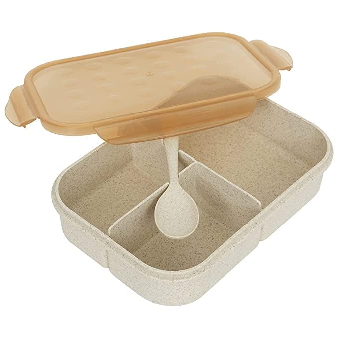 Image of Lunch Boxes for Office Men, Lunch Box Steel, Lunch Boxes, Lunch Box for Office, Tiffin Boxes, Ideal for 12+ Year Teenagers (3 compartments Lunch Box)-2024