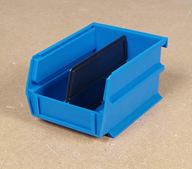 Triton Products LocBin Dividers - 4 7/8 Inch L x 2 5/8 Inch W x 1/8 Inch H, Pack of 6, Black