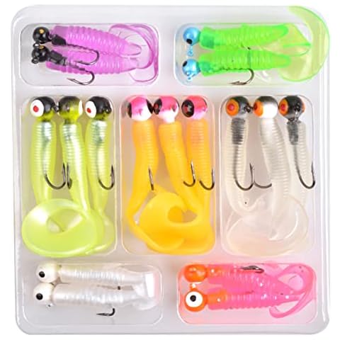 17pcs Soft Plastic Fishing Lures Kit Cover