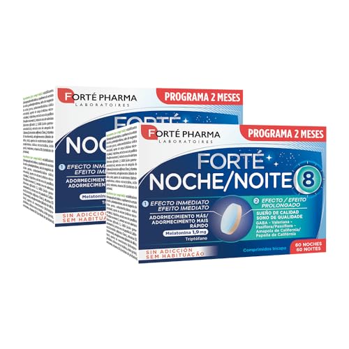 El placer de dormir toda la noche. DUPLO FORTÉ NOCHE 8, 60 Comprimidos, 2 Cajas - Forté Pharma