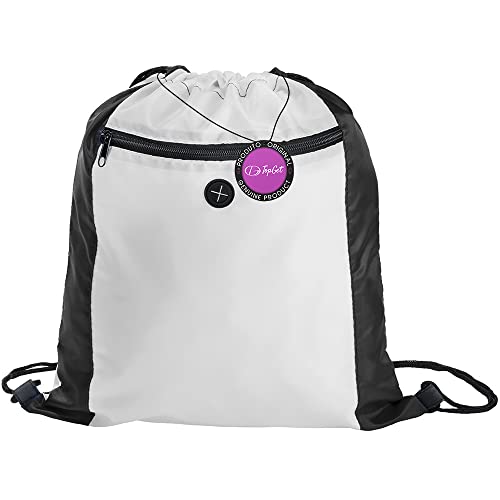 Mochila tipo Saco Gym Sack 35x40cm Vigo TopGet (Preto)