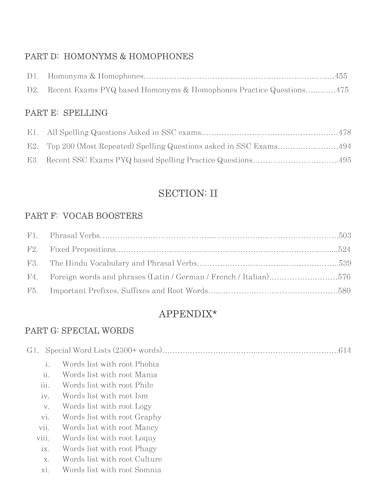 Image of Blackbook of English Vocabulary March 2026 Edition by Nikhil Gupta | 21000+ Words (English-Hindi) | For SSC, DSSSB, Defence & Competitive Exams