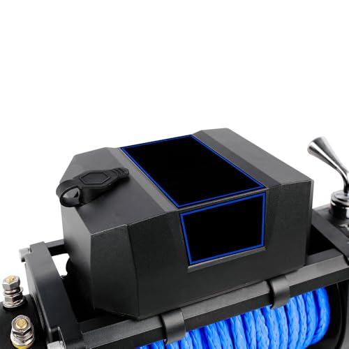 Winche Eléctrico 9500 lb 12V con Control Remoto y Cuerda Sintética miniatura 4