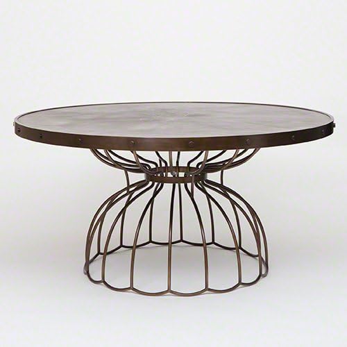 Global Views Florentine Round Dining Table 60"Dia