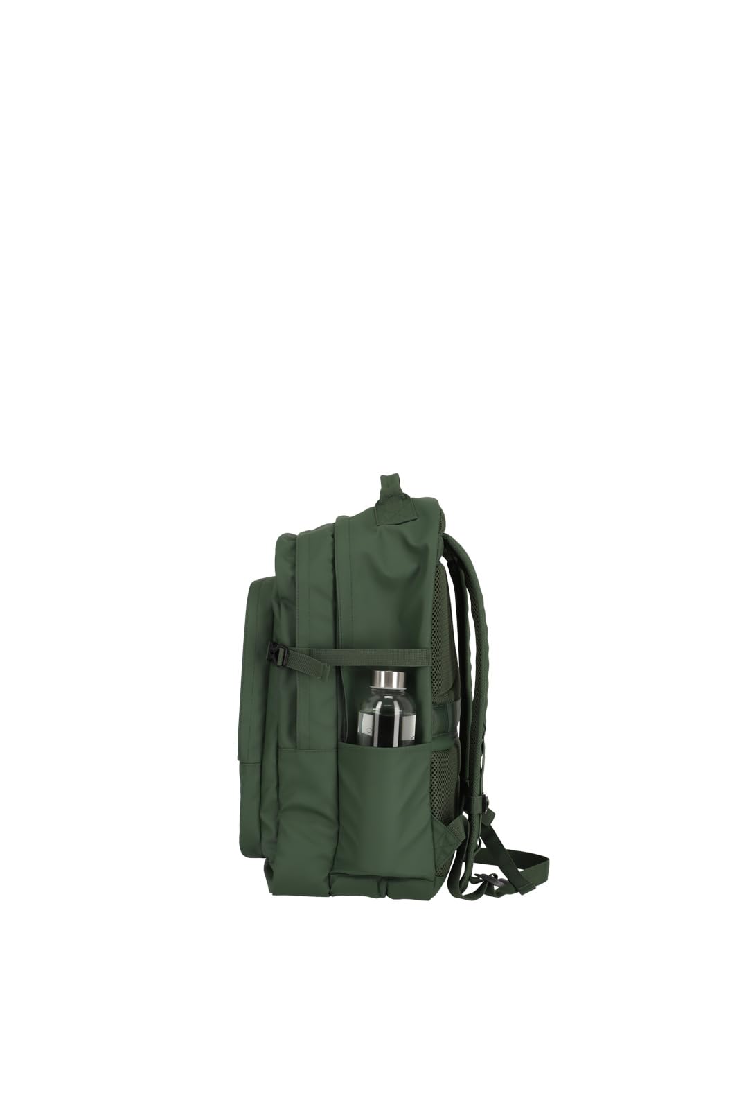 travelite zaino in materiale idrorepellente, scomparto imbottito per laptop da 15,6 pollici, zaino BASICS con funzione di aggancio, 48 cm, 28 litri, 900 grammi