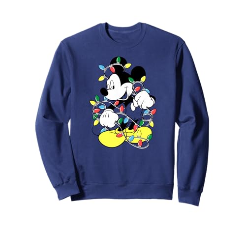 Sweatshirt Mickey Mouse Christmas Lights le cadeau idéal sous le sapin de Noël