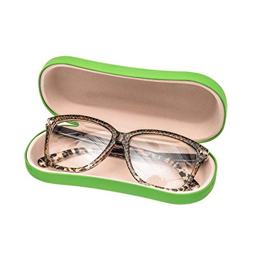 Image of Noble Hard Shell Glasses Case - Protective Eyeglass Case for Glasses with Microfiber Cleaning Cloth and Pouch