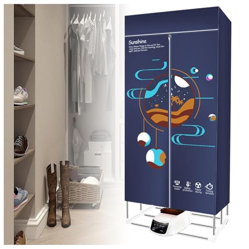 WXJHNYBS Electric Airer Cover, Intelligent Constant Temperature Overheating Protection Electric Heated Clothes Airer Dryer Indoor, Touch Screen Save Time Heated Airers Wet Weather,B