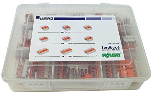 WAGO caja de terminales 105 (mini-abrazaderas de palanca) sort ibox no 6