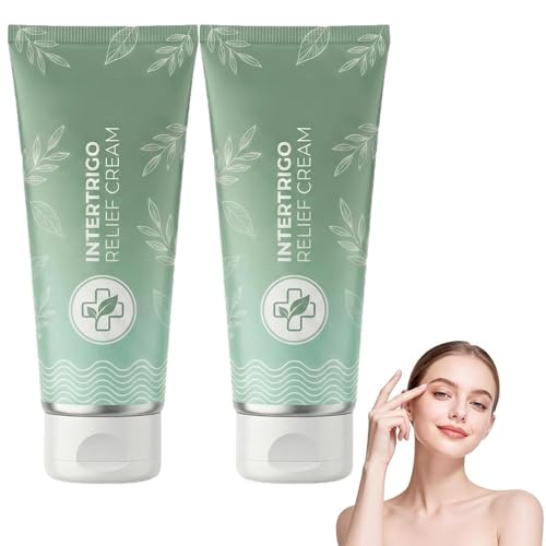 2PCS Intertrigo Relief Cream Intertrigo Cream 2026 New Skin Fold Barrier Cream Cream for Skin Folds Quickly Soothes Skin and Reduces Moisture and Friction